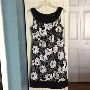 Connected Apparel Floral Print Dress